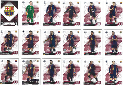 000. BARCELONA - KOMPLETT LAGSETT - TOPPS CHAMPIONS LEAGUE 2024/25