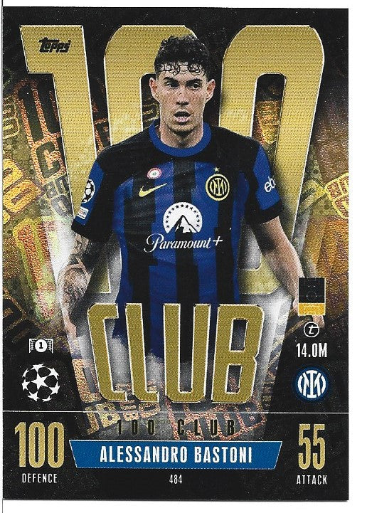 484. ALESSANDRO BASTONI - INTER MILAN - 100 CLUB