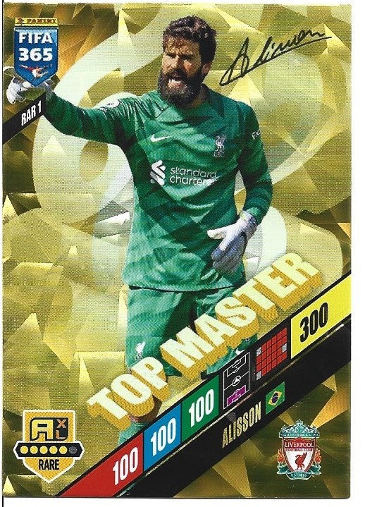 001. RAR 1 - ALISSON - LIVERPOOL - TOP MASTER