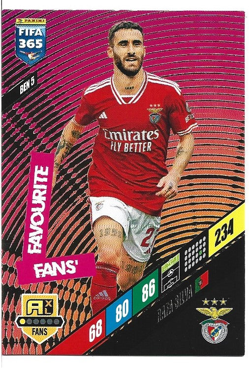356.  BEN 5.  Rafa Silva - SL Benfica  -  Fans' Favourite