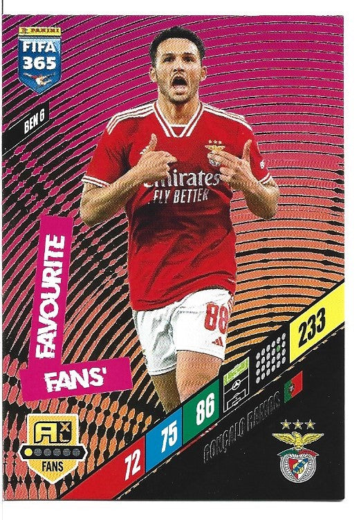 357.  BEN 6.  Gonçalo Ramos  - SL Benfica -  Fans' Favourite