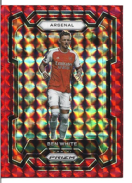 029. BEN WHITE - ARSENAL - RED ICE PRIZM