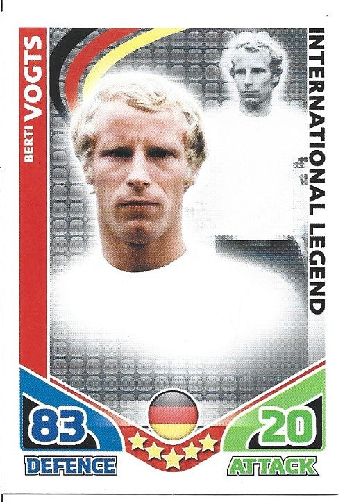 321.  Berti Vogts - Germany - INTERNATIONAL LEGEND