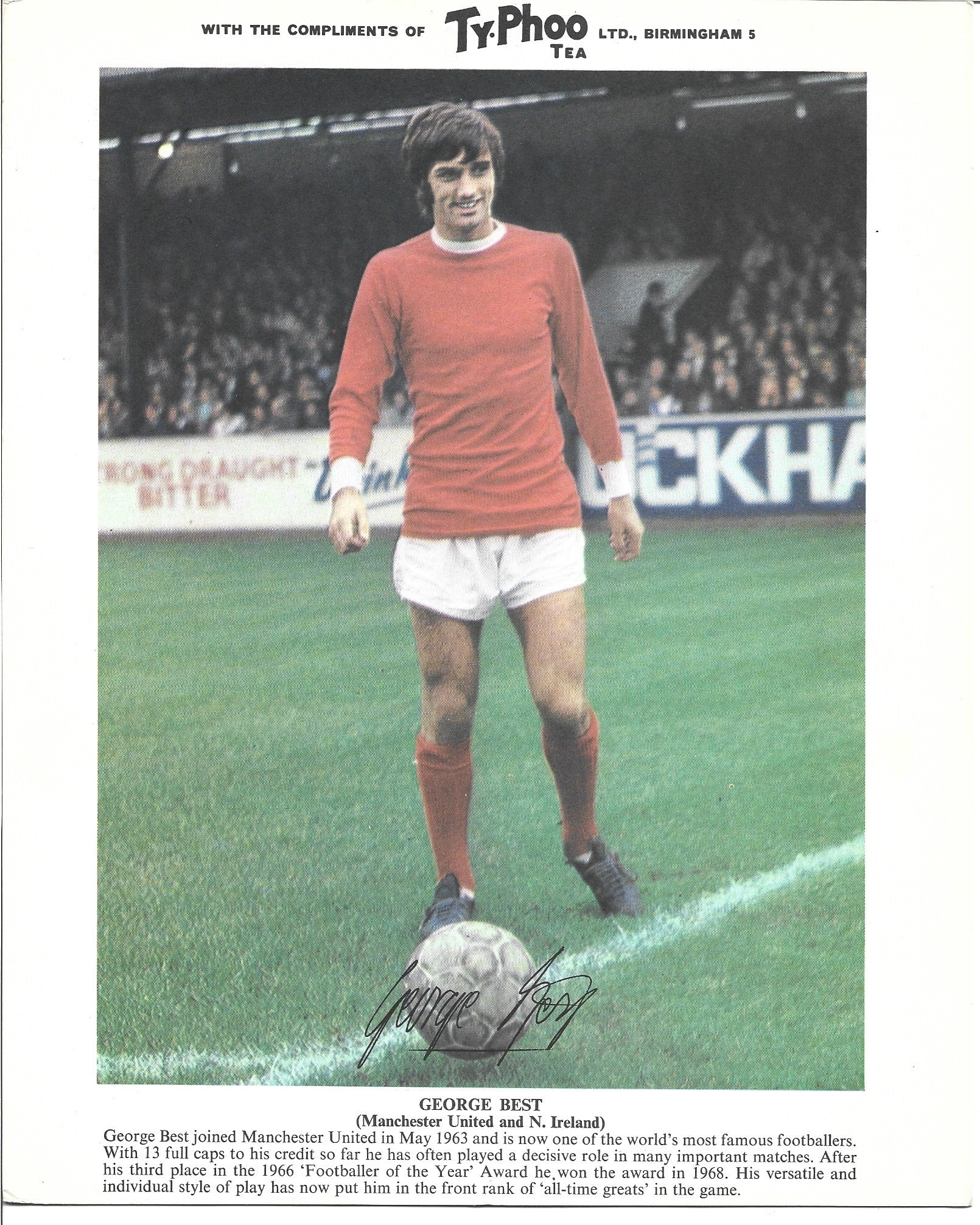 GEORGE BEST - MANCHESTER UNITED