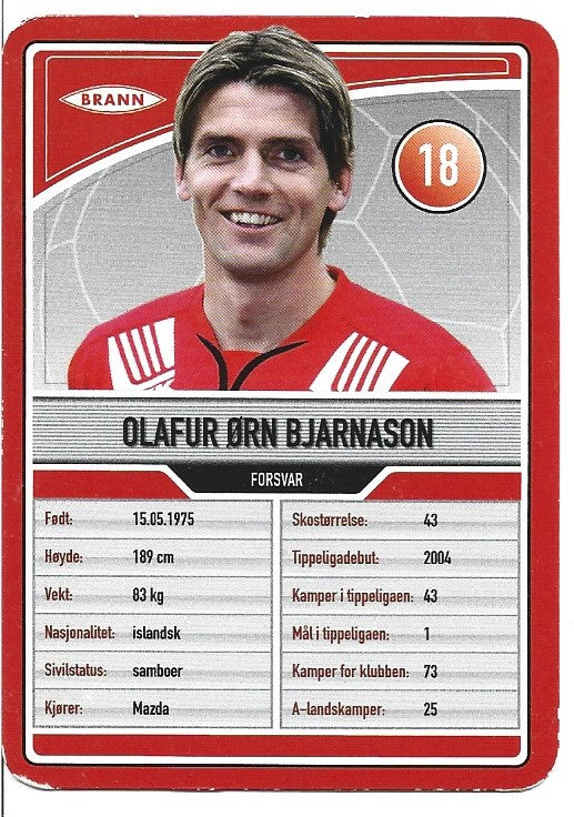 BRANN - OLAFUR ØRN BJARNASON