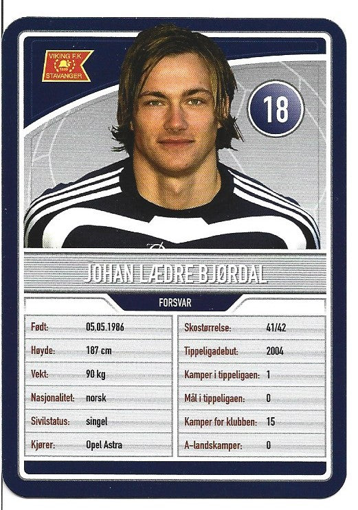 VIKING FK - JOHAN LÆRDRE BJØRDAL