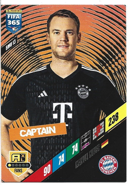238.  BMU 13.  Manuel Neuer  - FC Bayern München  -  Captain