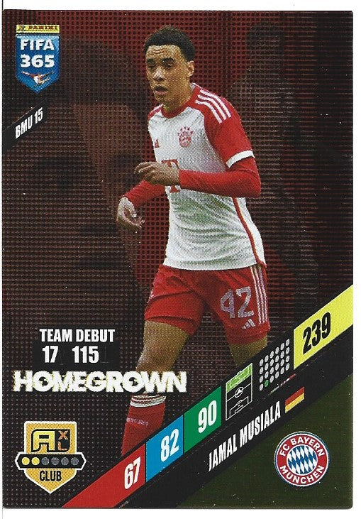 240.  BMU 15.  Jamal Musiala  - FC Bayern München  -  Homegrown