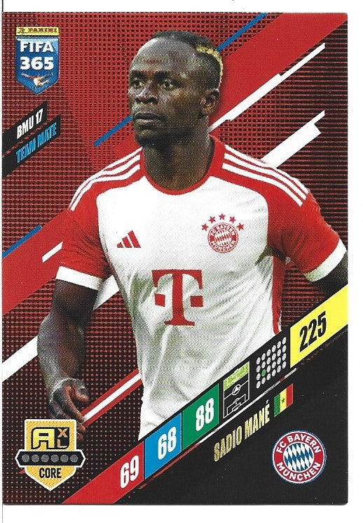 242.  BMU 17.  Sadio Mané  - FC Bayern München