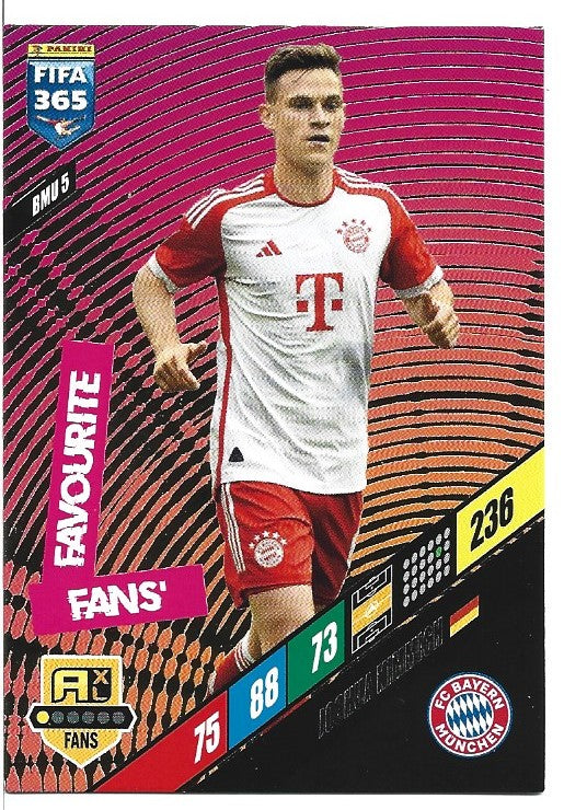 230.  BMU 5.  Joshua Kimmich  - FC Bayern München  -  Fans' Favourite