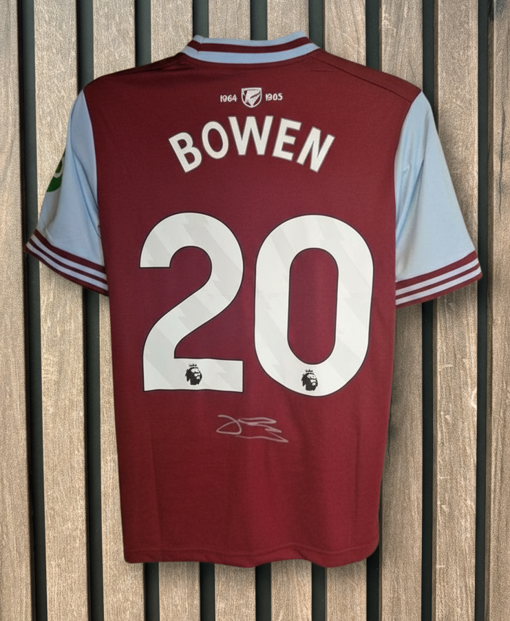 JARROD BOWEN - SIGNERT DRAKT MED EKTEHETSBEVIS/COA