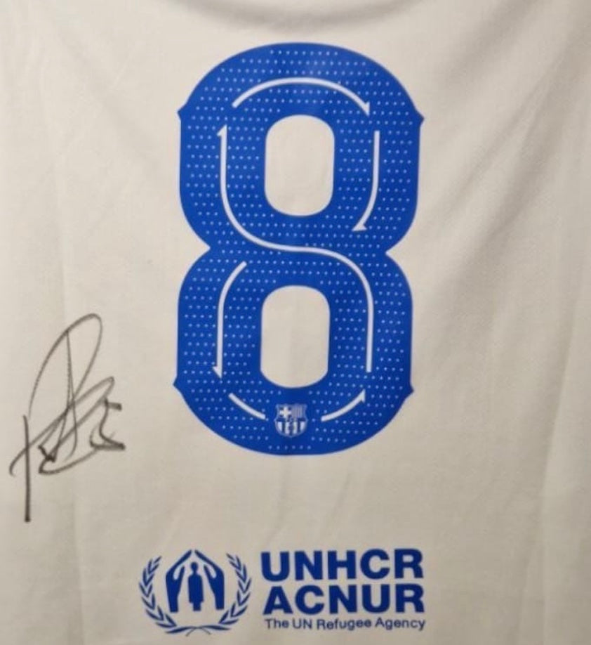 PEDRI - SIGNERT DRAKT MED EKTEHETSBEVIS/COA