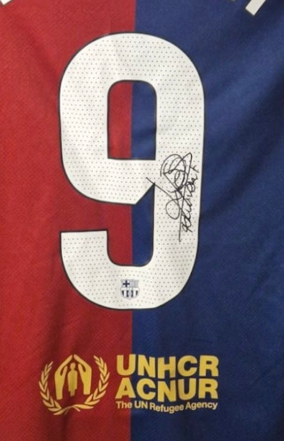 PATRICK KLUIVERT - SIGNERT DRAKT MED EKTEHETSBEVIS/COA