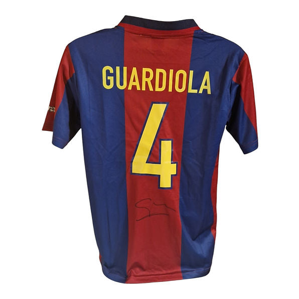 PEP GUARDIOLA - SIGNERT DRAKT MED EKTEHETSBEVIS/COA