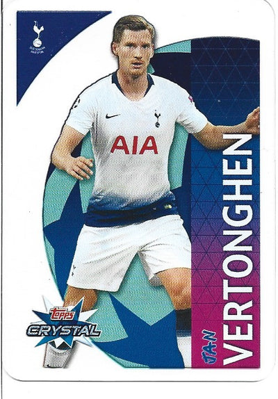 000. TOTTENHAM  CHAMPIONS LEAGUE  2018/19 - TOPPS CRYSTAL FOTBALLKORT