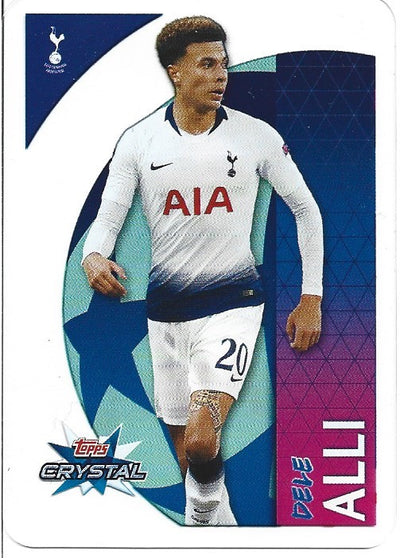 000. TOTTENHAM  CHAMPIONS LEAGUE  2018/19 - TOPPS CRYSTAL FOTBALLKORT