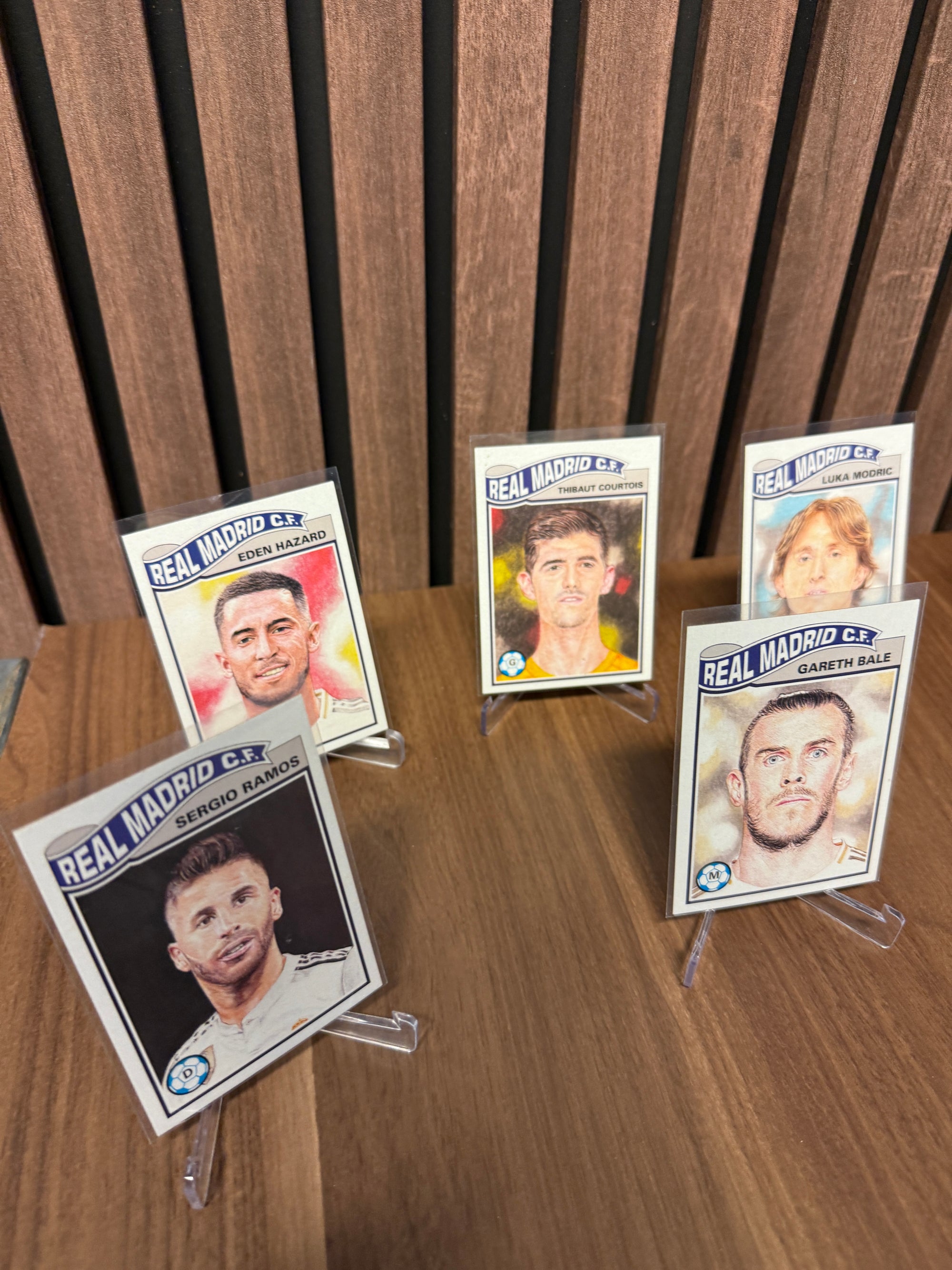 REAL MADRID - LOT - TOPPS LIVING
