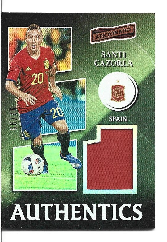 A-SC- SANTI CAZORLA - SPAIN - AUTHENTICS #99