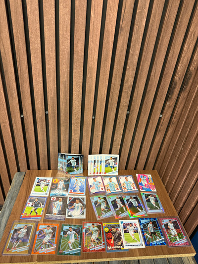 ARGENTINA - "SUPER-LOT" - DONRUSS ROAD TO QATAR - LAGSETT, PARALLELLER, INSERTS & NUMMERERT