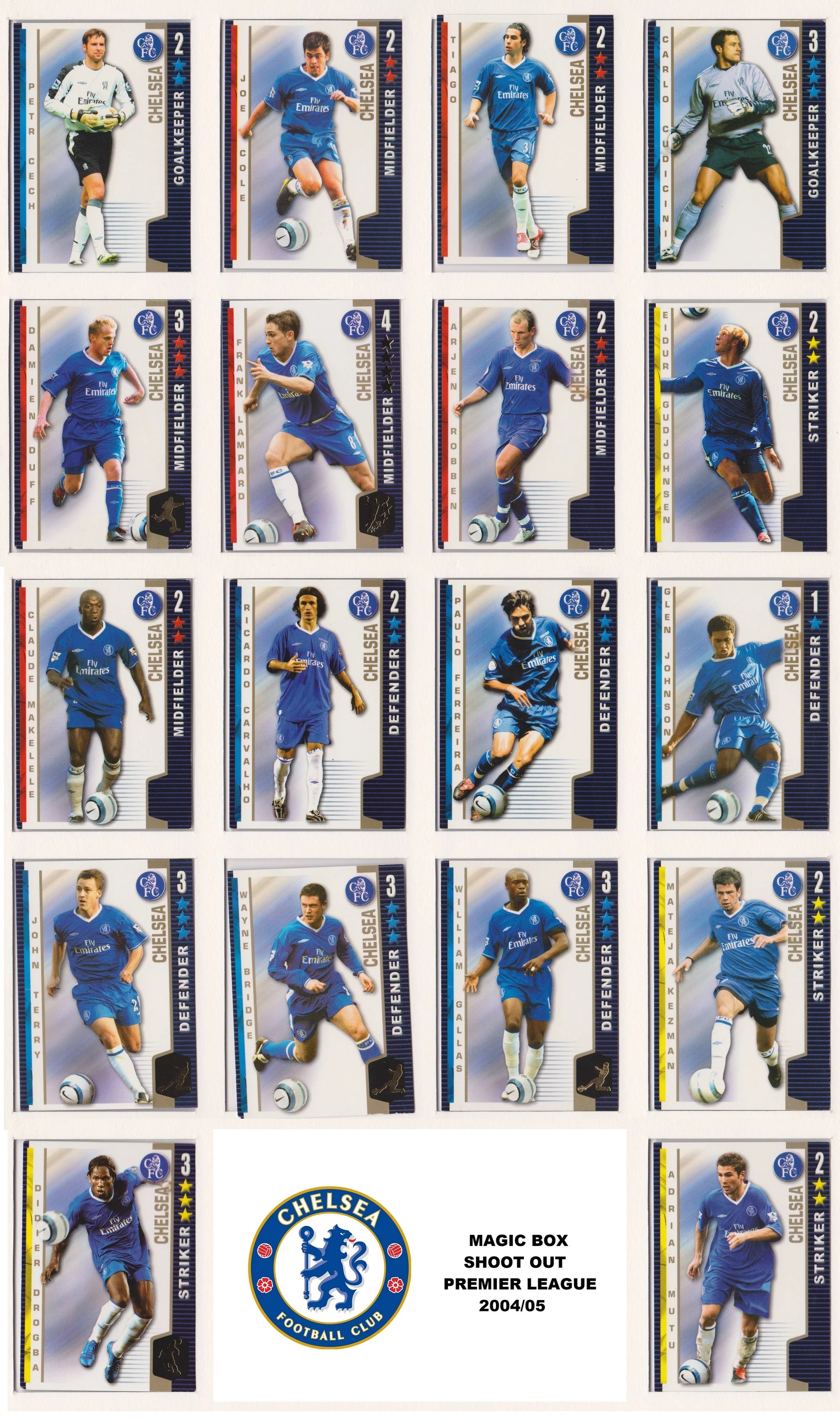 CHELSEA - LOT - SHOOT OUT - 4 ÅRGANGER