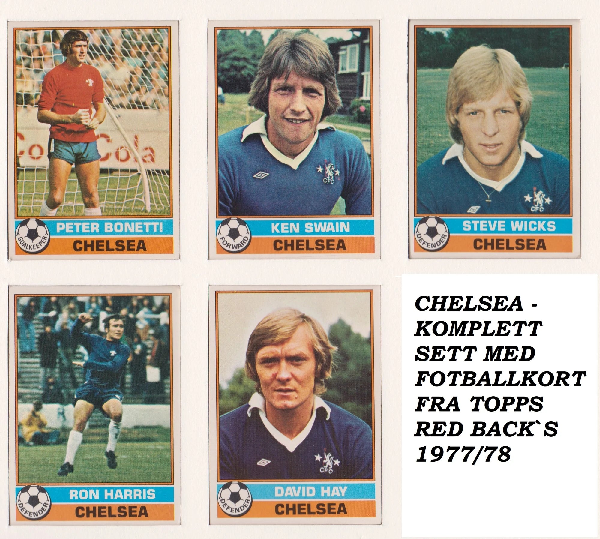CHELSEA - "VINTAGE-LOT" - 2X TOPPS