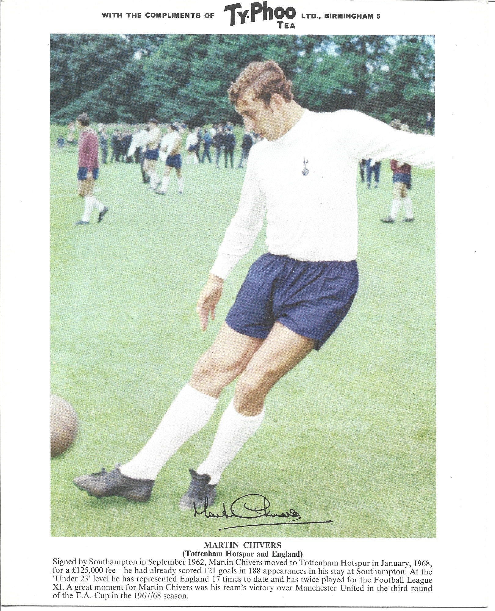 MARTIN CHIVERS - TOTTENHAM HOTSPUR