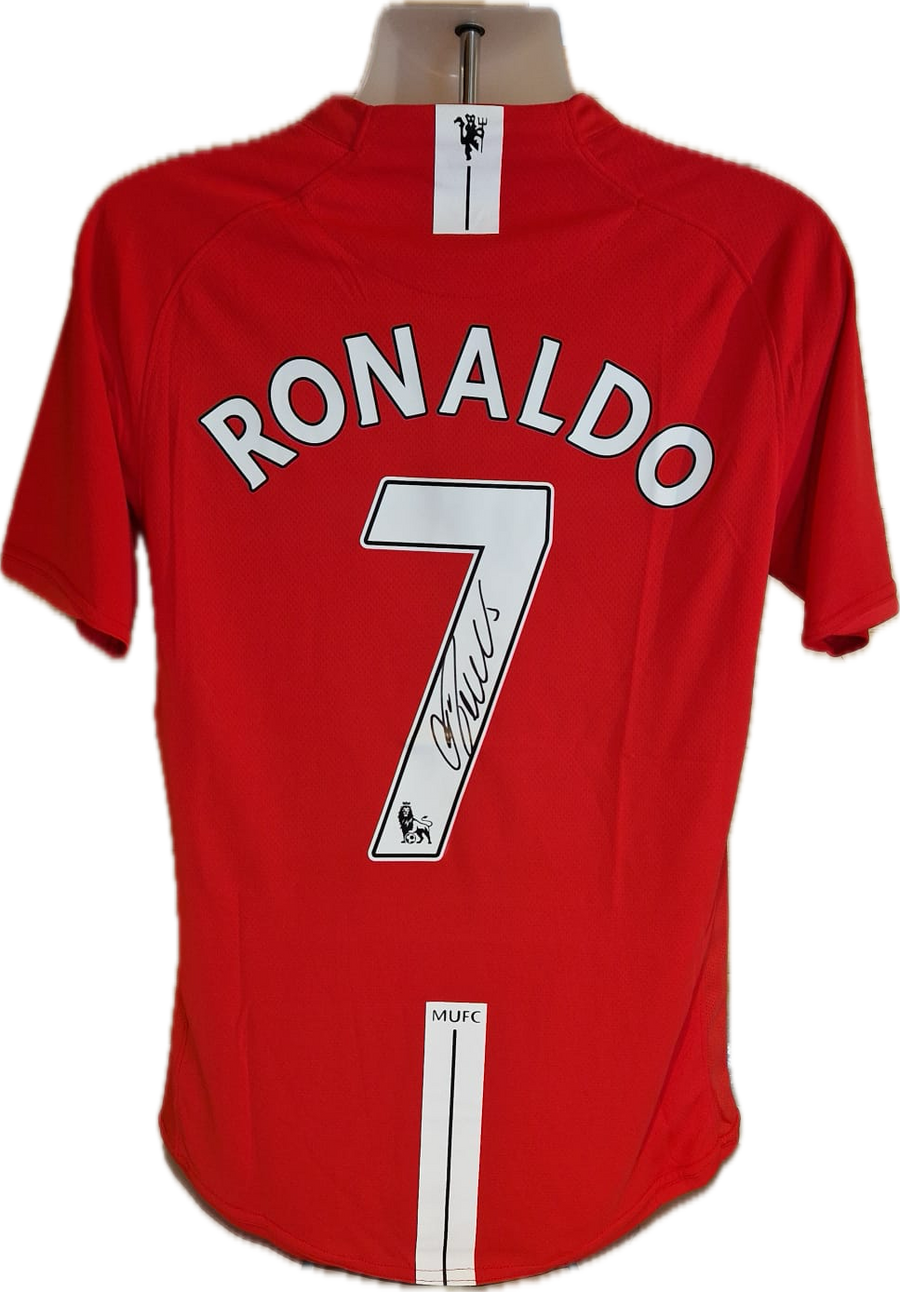 CRISTIANO RONALDO - SIGNERT DRAKT MED EKTEHETSBEVIS/COA