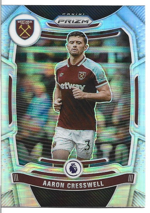 229. AARON CRESSWELL - WEST HAM UNITED - SILVER PRIZM