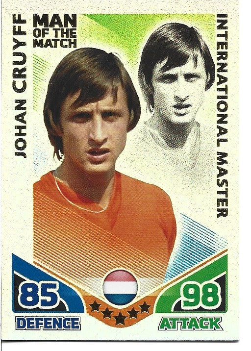 334. JOHAN CRUYFF - HOLLAND - MAN OF THE MATCH INTERNATIONAL MASTER
