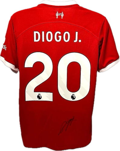 DIOGO JOTA - SIGNERT DRAKT MED EKTEHETSBEVIS/COA
