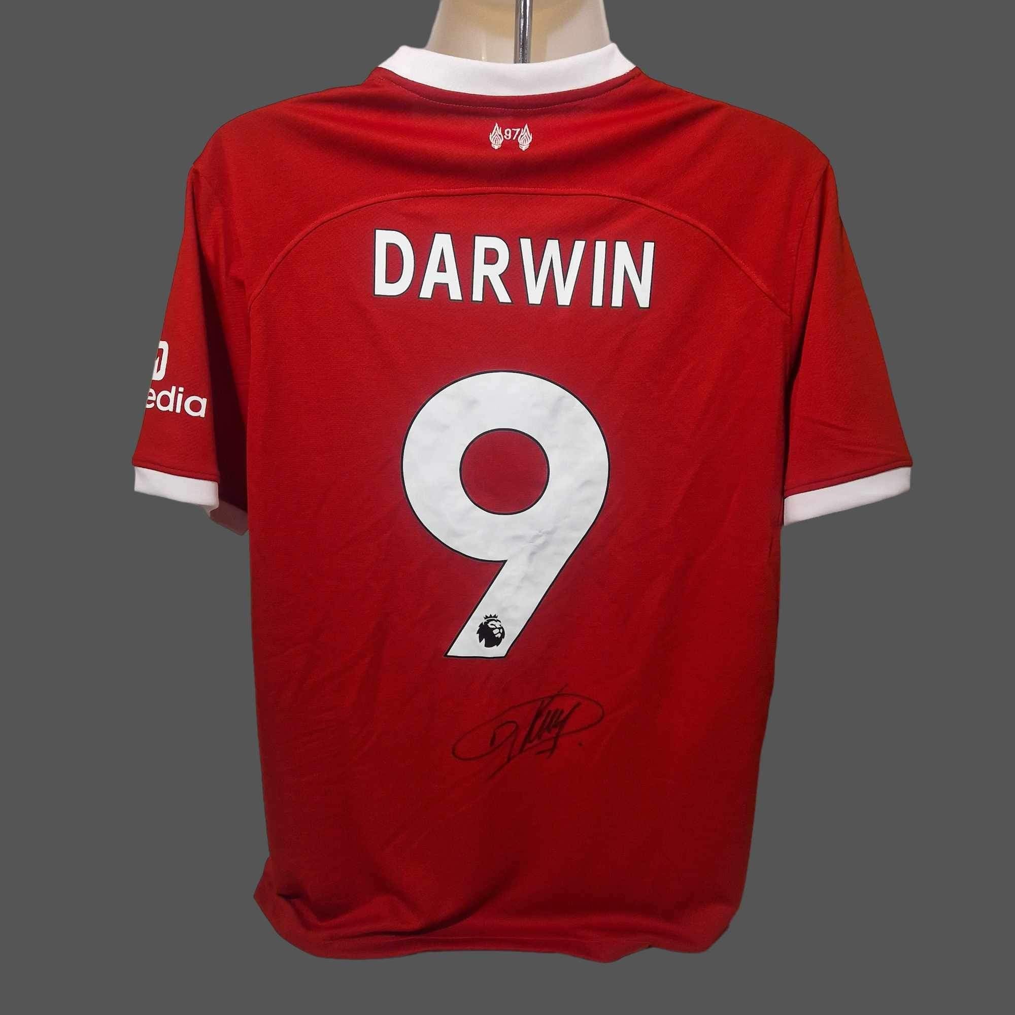 DARWIN NUNEZ - SIGNERT DRAKT MED EKTEHETSBEVIS/COA