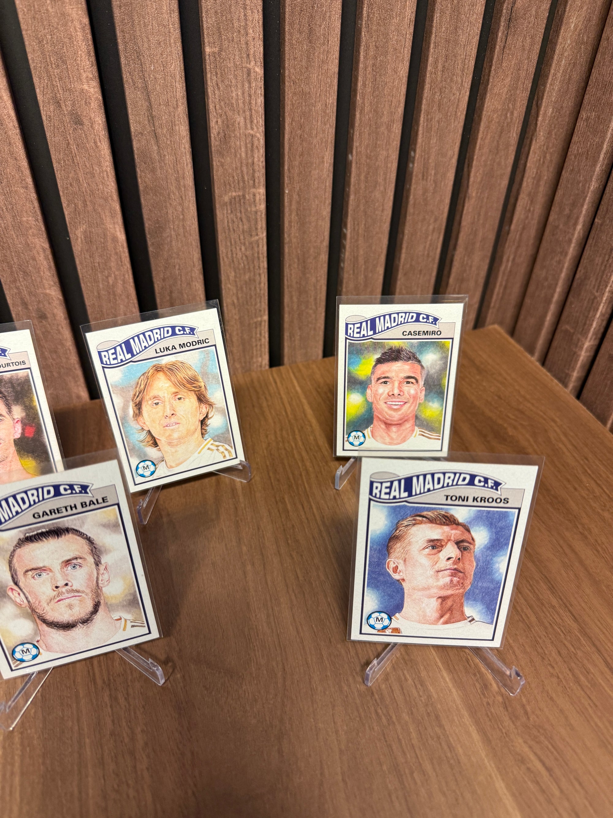 REAL MADRID - LOT - TOPPS LIVING