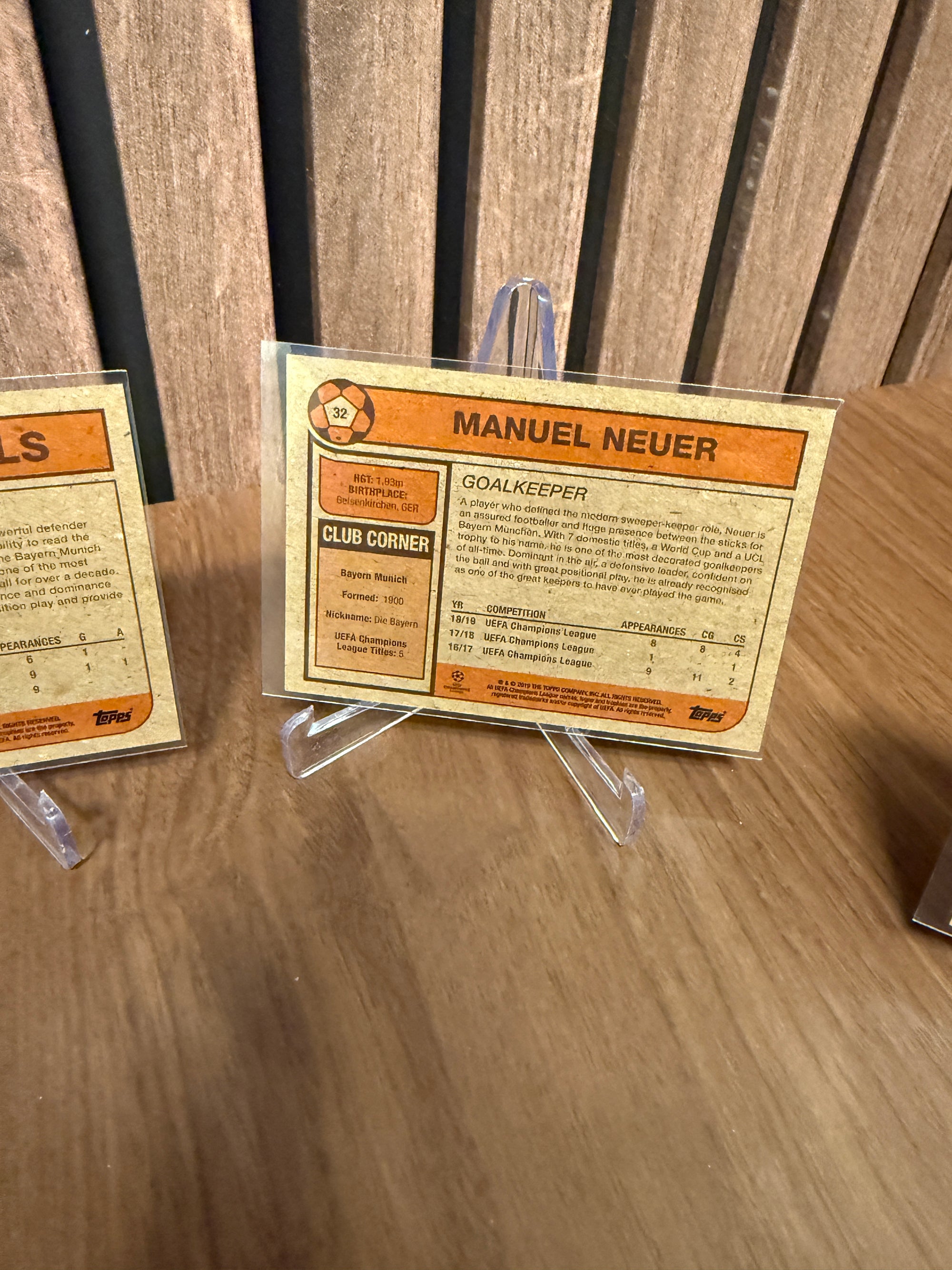 BAYERN MUNCHEN - LOT - TOPPS LIVING