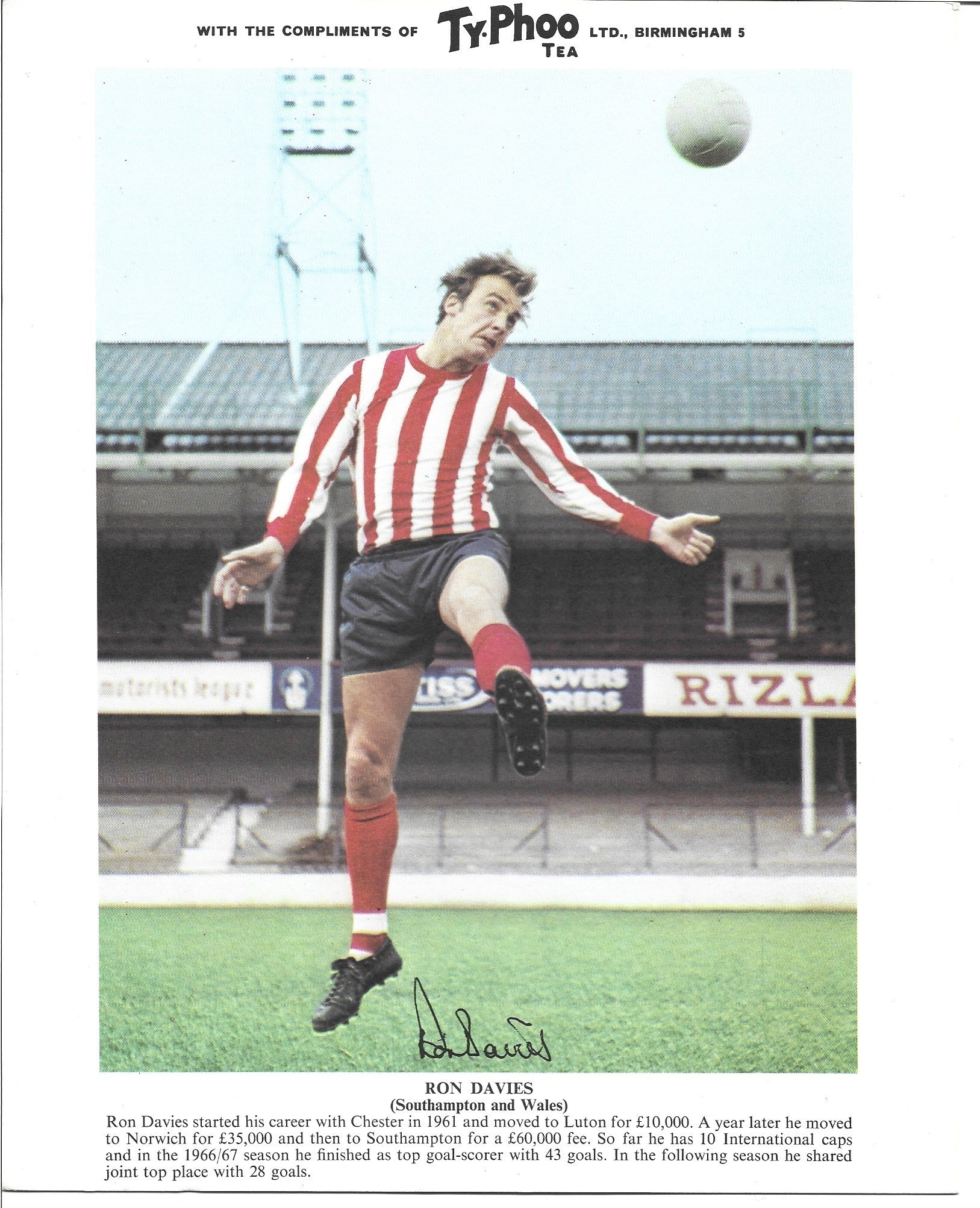 RON DAVIES - SOUTHAMPTON