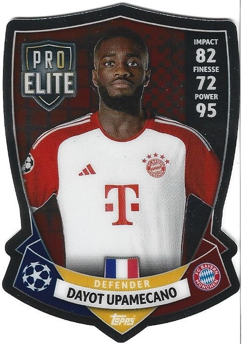 SH10 - DAYOT UPAMECANO - BAYERN MUNCHEN -  PRO ELITE CHROME SHIELD - #99