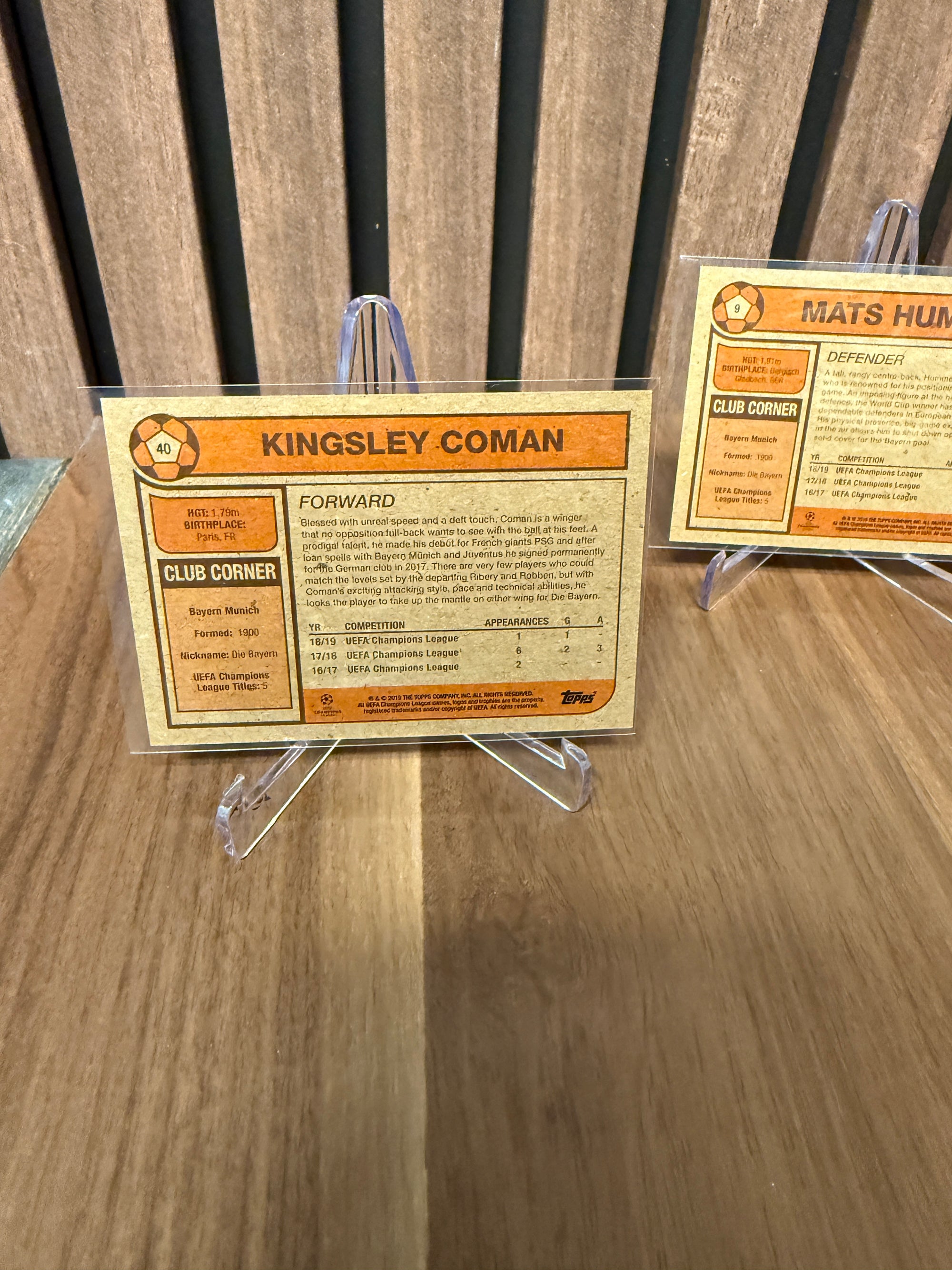 BAYERN MUNCHEN - LOT - TOPPS LIVING