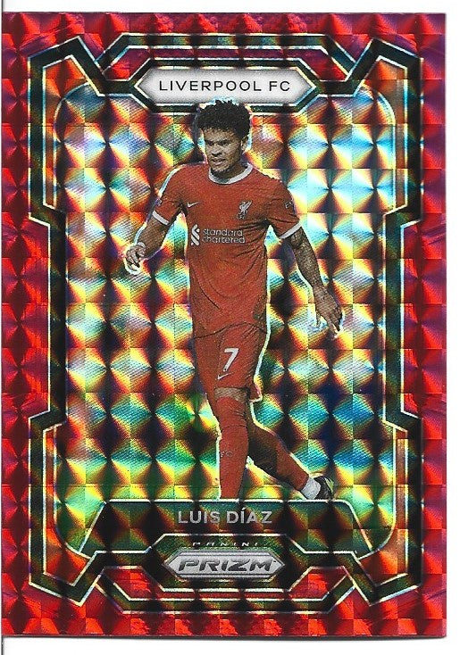 076. LUIS DIAZ - LIVERPOOL - RED ICE PRIZM