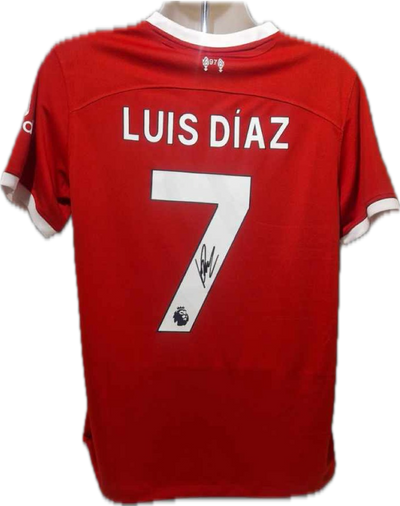LUIS DIAZ - SIGNERT DRAKT MED EKTEHETSBEVIS/COA