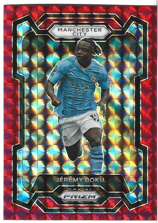 011. JEREMY DOKU - MANCHESTER CITY - RED ICE PRIZM