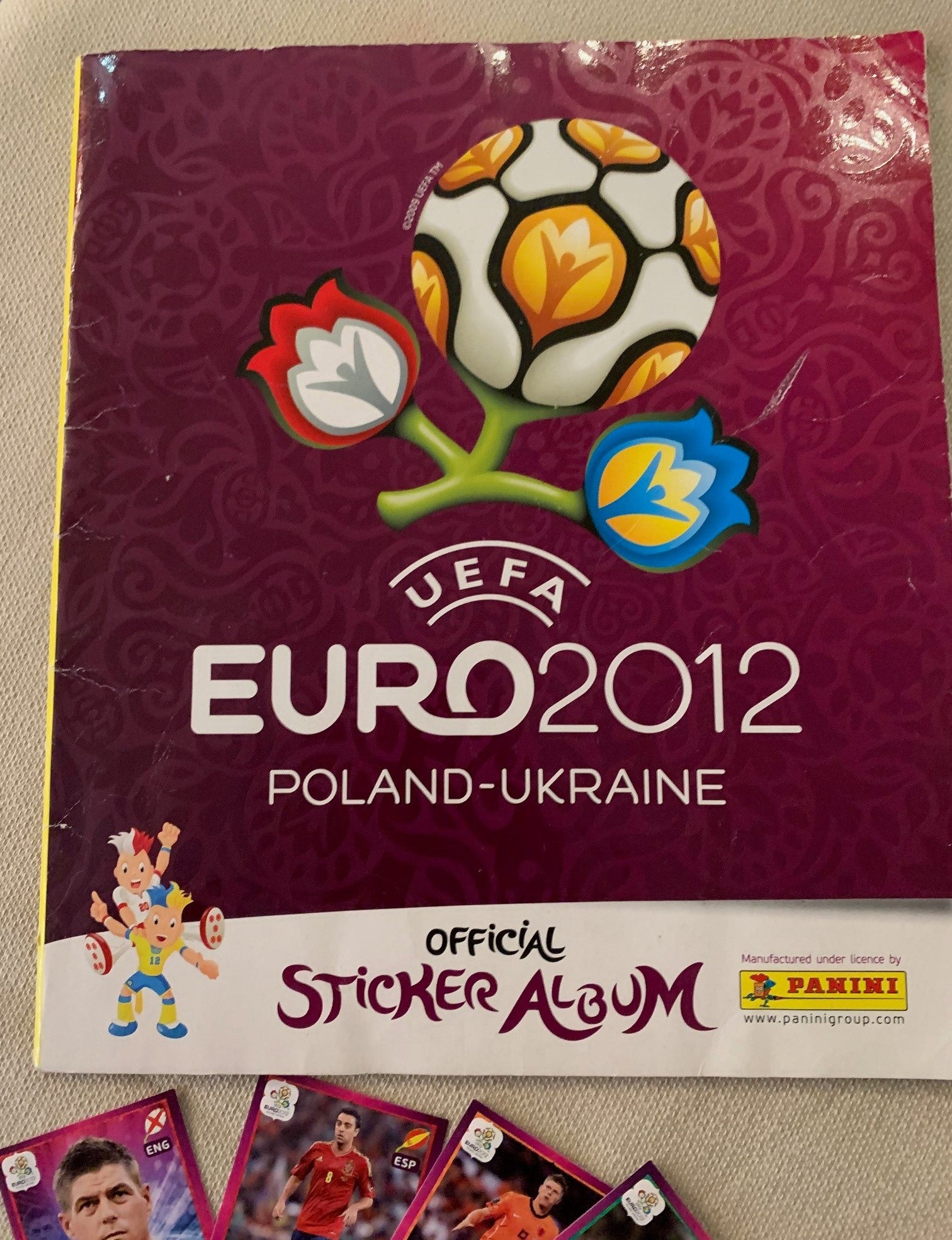 PANINI EURO 2012 -  STICKERS ALBUM