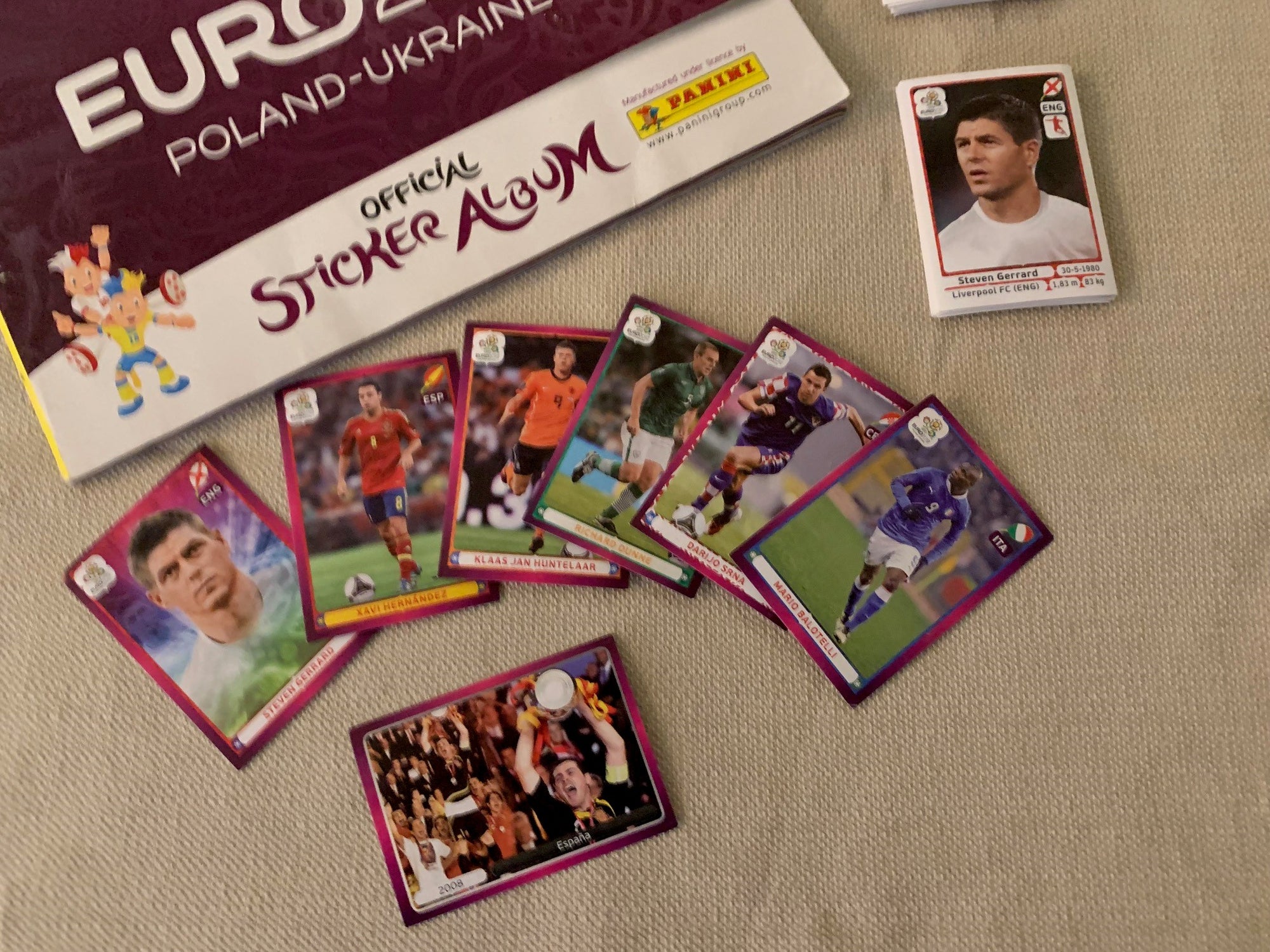 PANINI EURO 2012 -  STICKERS ALBUM