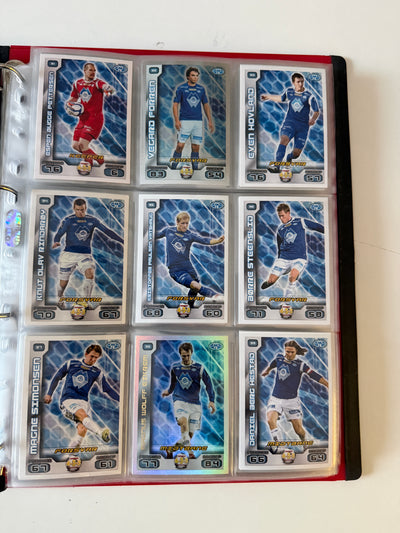 TIPPELIGAEN 2012 - KOMPLETT SERIE - BASE, TRENER, BADGE, INSERTS, PREMIEKORT & EN UÅPNET PAKKE