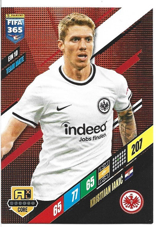 253.  EIN 10.  Kristijan Jakic - Eintracht Frankfurt