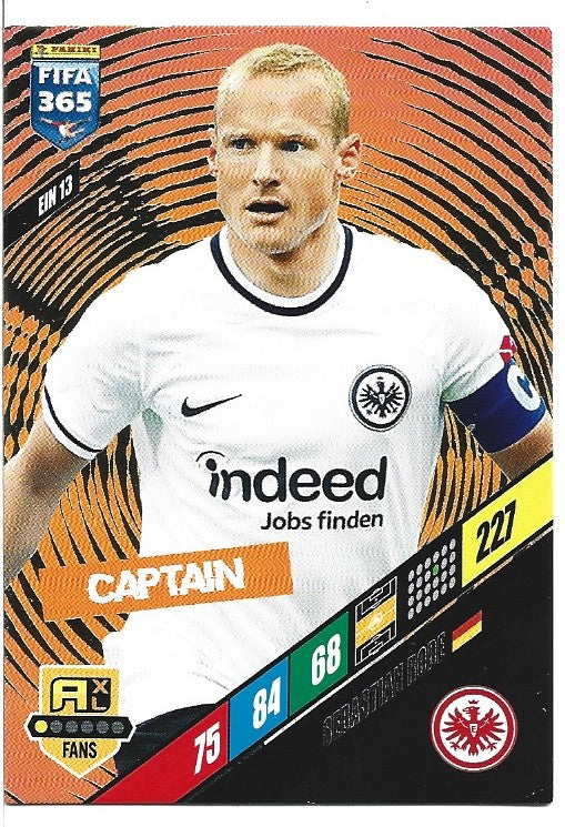 256.  EIN 13.  Sebastian Rode - Eintracht Frankfurt -  Captain