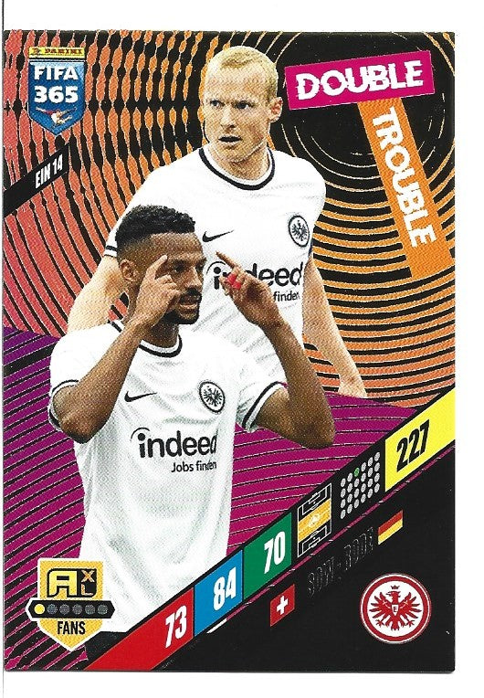 257.  EIN 14.  Sebastian Rode &  Djibril Sow  - Eintracht Frankfurt -  Double Trouble