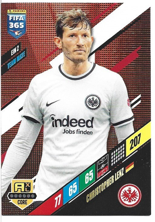 245.  EIN 2.  Christopher Lenz - Eintracht Frankfurt