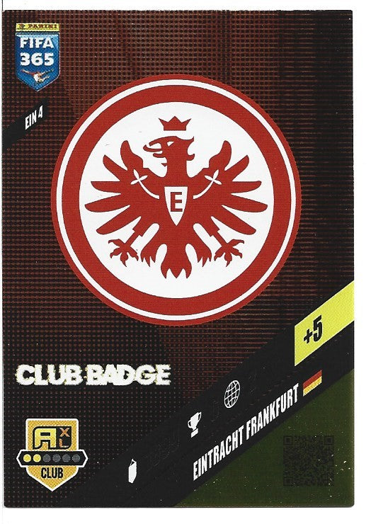 247.  EIN 4.  Club Badge  - Eintracht Frankfurt