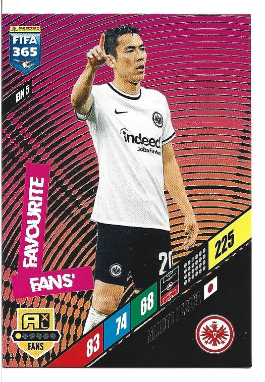 248.  EIN 5.  Makoto Hasebe  - Eintracht Frankfurt  -  Fans' Favourite