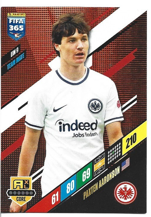 252.  EIN 9.  Paxten Aaronson - Eintracht Frankfurt
