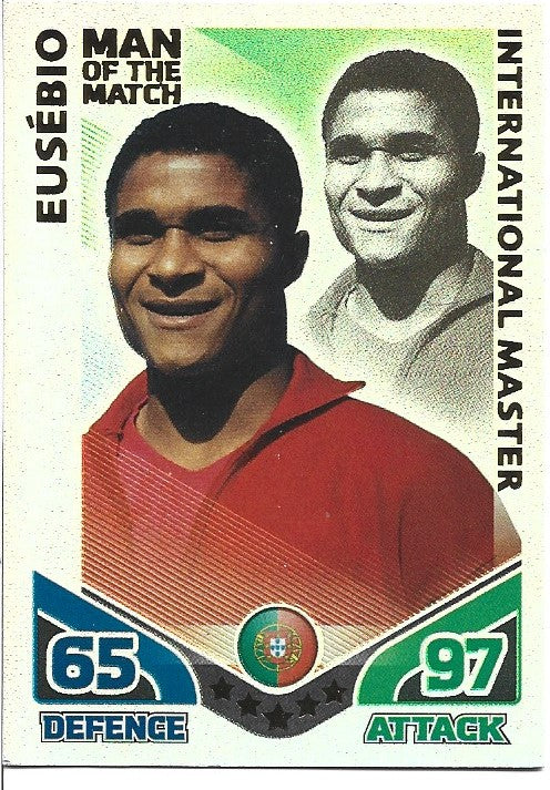 335. EUSEBIO - PORTUGAL - MAN OF THE MATCH INTERNATIONAL MASTER